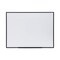 Universal 48 in. x 36 in. Design Series Deluxe Dry Erase Board - White Surface/Black Anodized Aluminum Frame